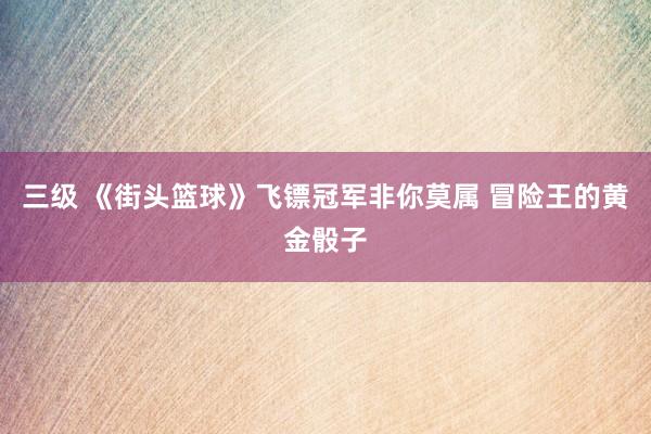 三级 《街头篮球》飞镖冠军非你莫属 冒险王的黄金骰子