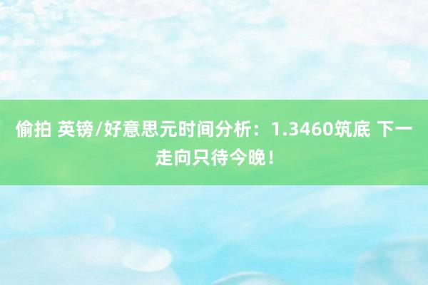 偷拍 英镑/好意思元时间分析：1.3460筑底 下一走向只待今晚！