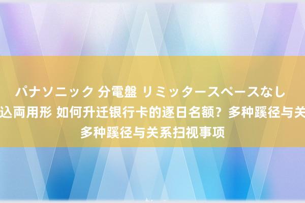 パナソニック 分電盤 リミッタースペースなし 露出・半埋込両用形 如何升迁银行卡的逐日名额？多种蹊径与关系扫视事项