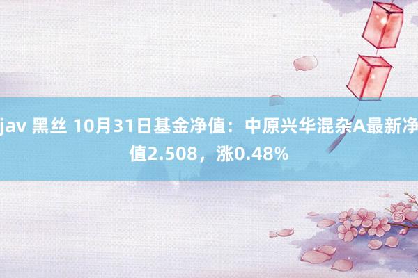 jav 黑丝 10月31日基金净值：中原兴华混杂A最新净值2.508，涨0.48%