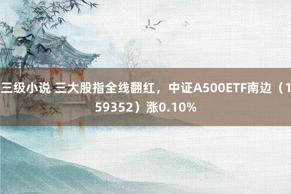 三级小说 三大股指全线翻红，中证A500ETF南边（159352）涨0.10%