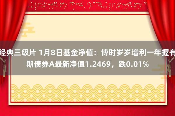 经典三级片 1月8日基金净值：博时岁岁增利一年握有期债券A最新净值1.2469，跌0.01%